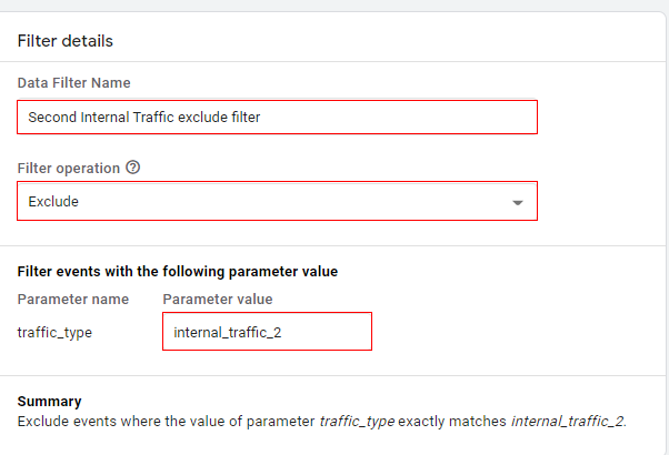 filter details