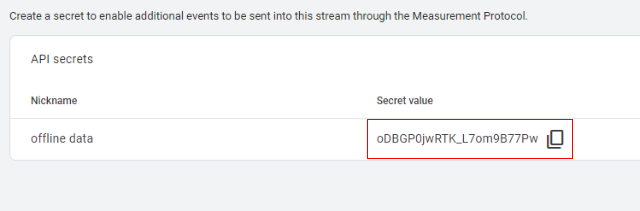 secret API