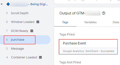 purchase tag fired