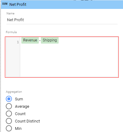 edit formula