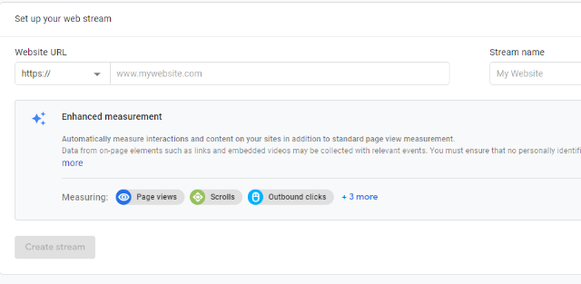 Web Data stream