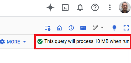 How to track GA4 BigQuery Schema Change 5 This query will process 10 MB when run 1
