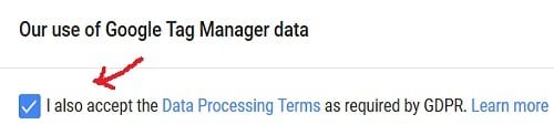 i accept data processing terms
