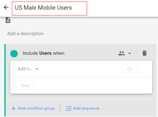 GA4 Audiences - Creating custom audience in Google Analytics 4 13 12 5