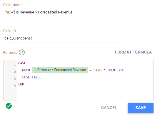 forcasted revenue formula