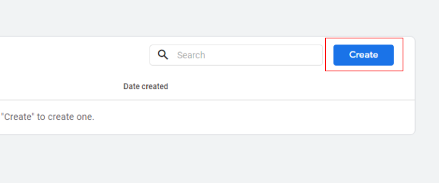 create API secret key