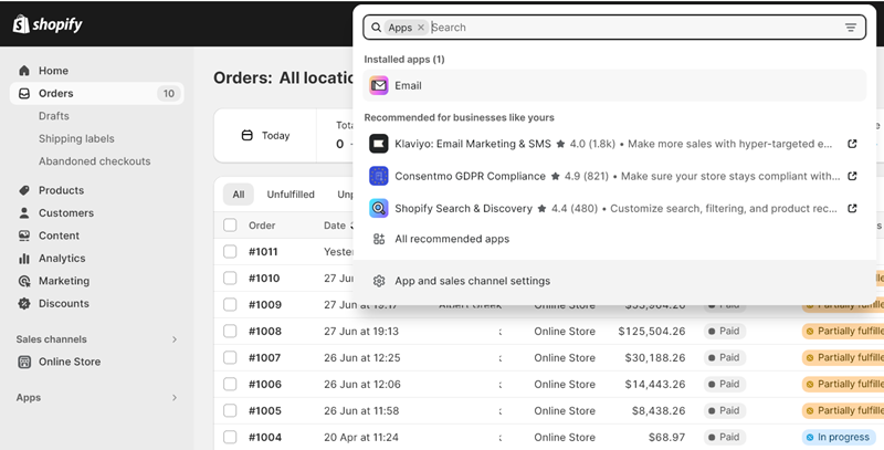 shopify apps