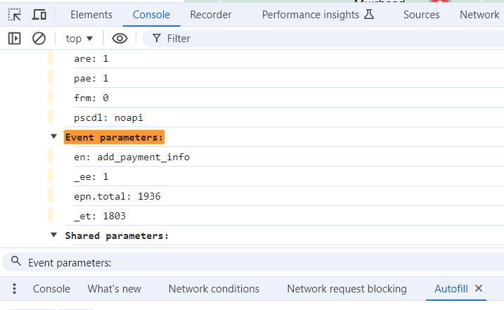 If you want to test Shopify custom pixels use ‘Google Developer Console