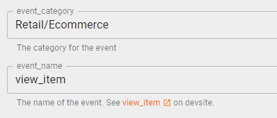 event details