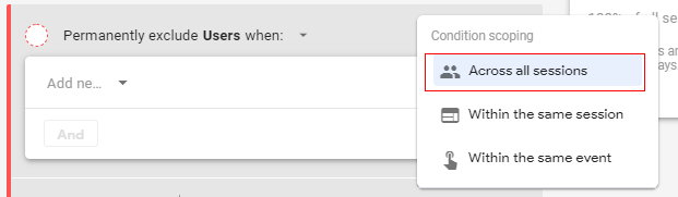 GA4 Audiences - Creating custom audience in Google Analytics 4 107 custom audiences exclude across all sessions