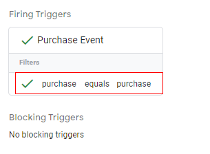 Purchase succesfully fired