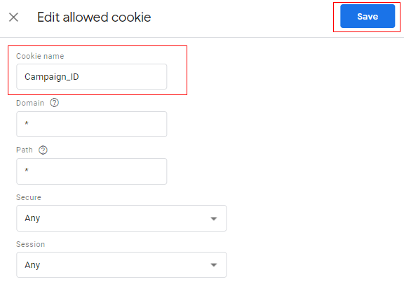add allowed cookie1