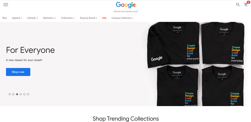 google merchandise store
