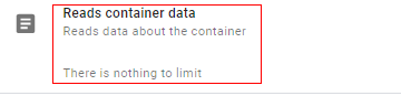 container data