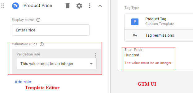 validation rule