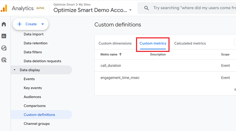 GA4 (Google Analytics 4) Metrics Tutorial 5 Custom metrics are user defined metrics