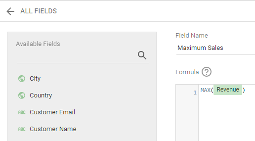 max revenue