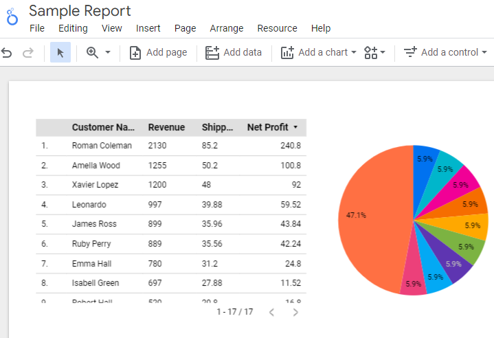 sample report