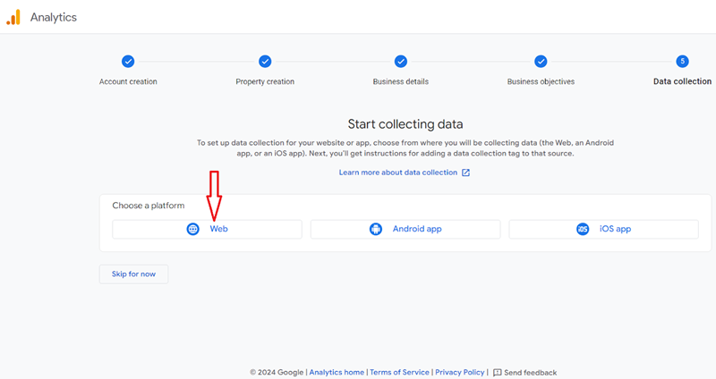 Choose a platform for your data stream