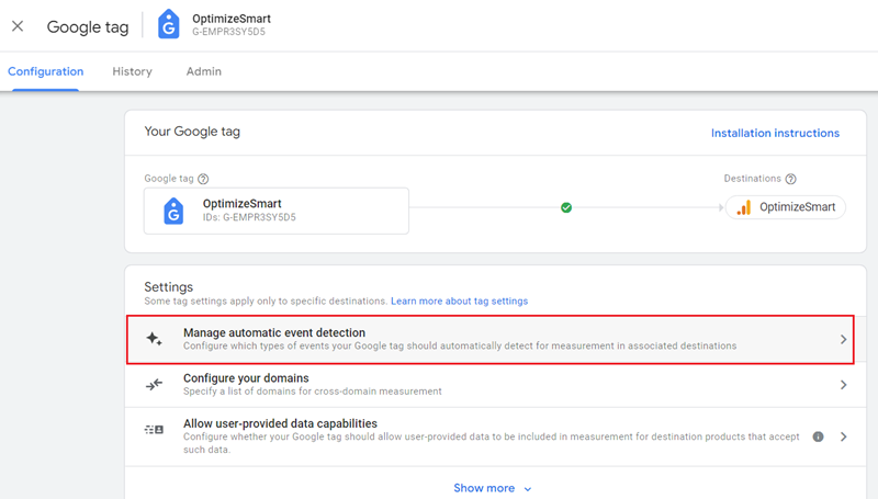 Manage automatic event detection in GA4 5 Manage automatic event detection ga4