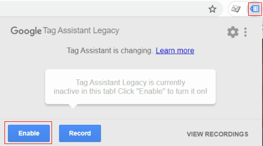 Google Tag Assistant