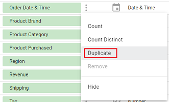 date and time data types duplicate