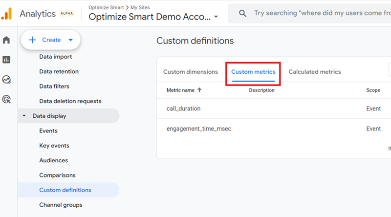 GA4 (Google Analytics 4) Custom Metrics Tutorial 1 Custom Metrics in GA4