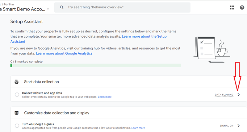 arrow button