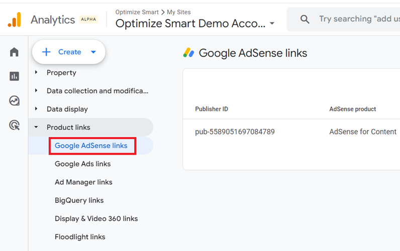 google adsense links ga4 1