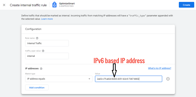 IPv6 based IP address