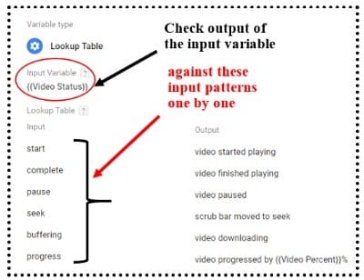 check output of the input variable