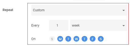 custom option
