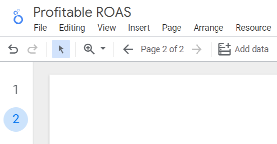 Page menu 3