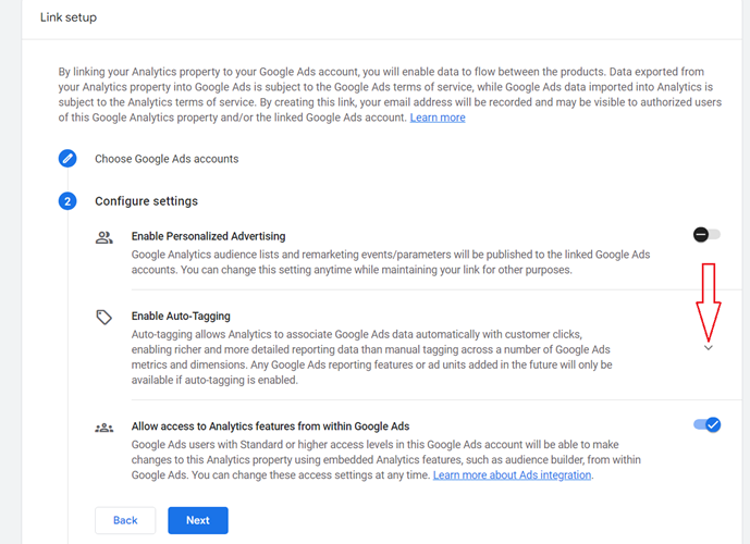 disable auto tagging