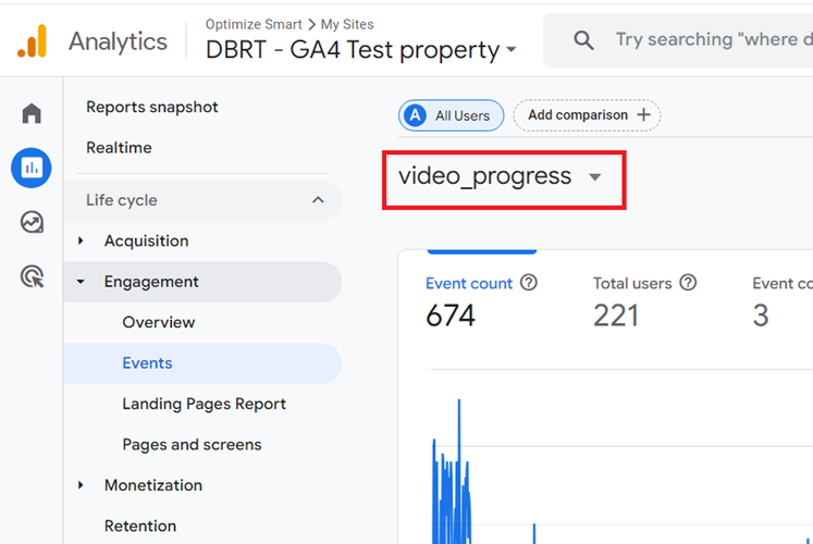GA4 (Google Analytics 4) Custom Metrics Tutorial 36 You should now see the report on the ‘video progress event