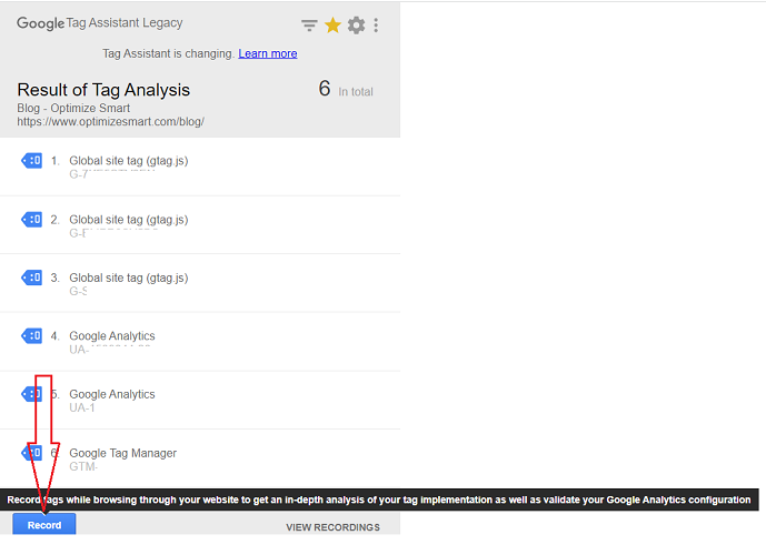records user flow across web pages