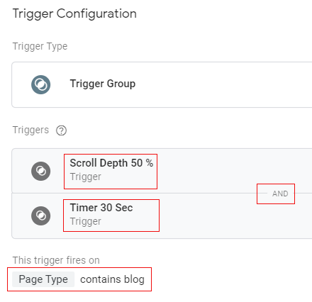 trigger group 1
