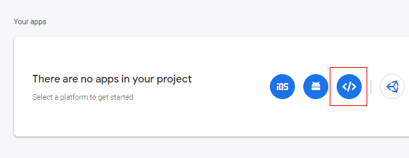 select webtype firebase