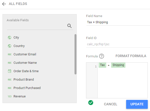 formula field