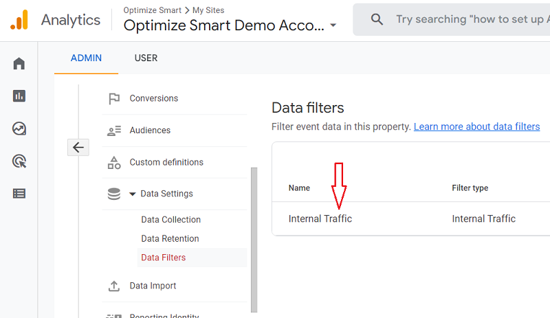 edit data filters ga4