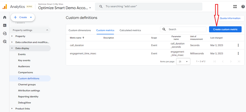 GA4 (Google Analytics 4) Custom Metrics Tutorial 6 creating a custom metric