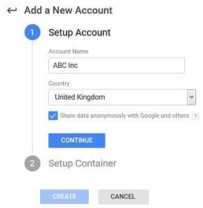 add a new account
