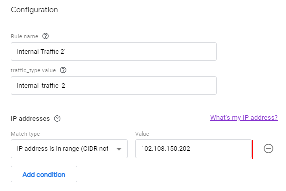 add ip address