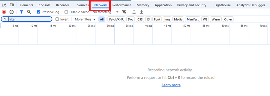Is Safari Undermining Your Server-Side Tagging? 1 navigate to network tab