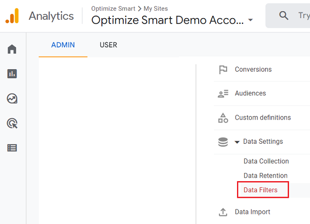 data filters ga4