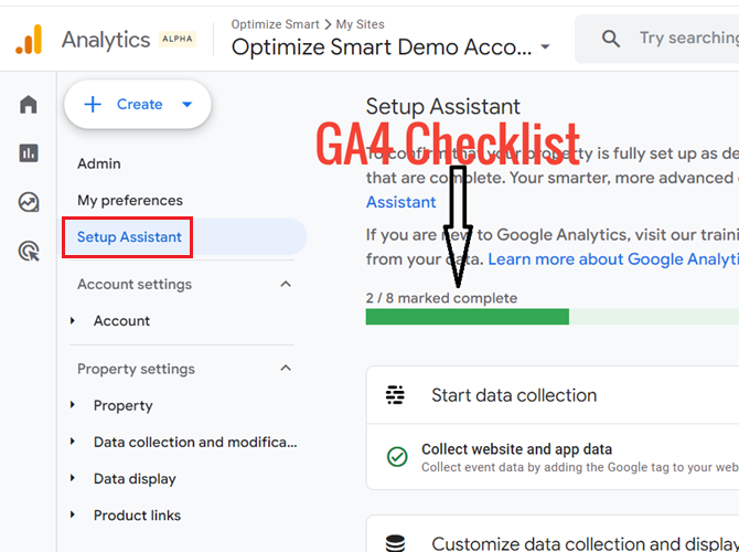 GA4 checklist 1