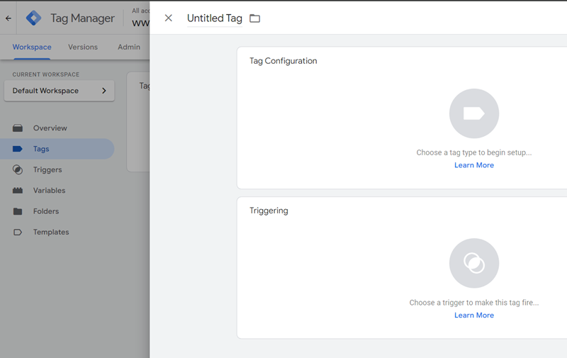 tag configuration