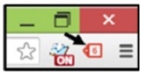 The number showing in the tag assistant icon