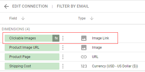 image link data type