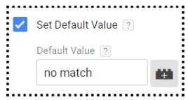 set default value